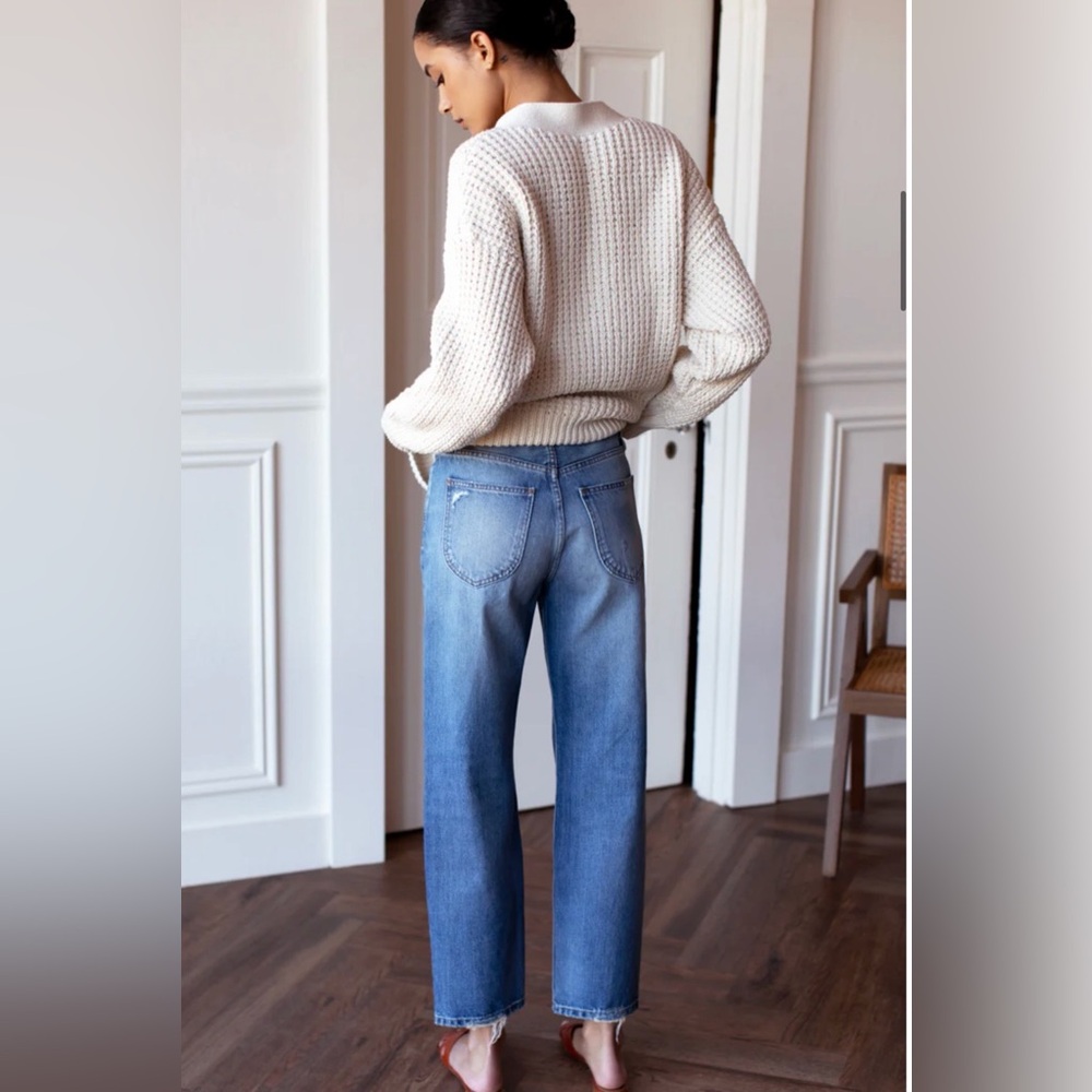 Emerson Fry X Twin Doves Vintage Stove Pipe Ankle Jeans - Picture 2 of 12